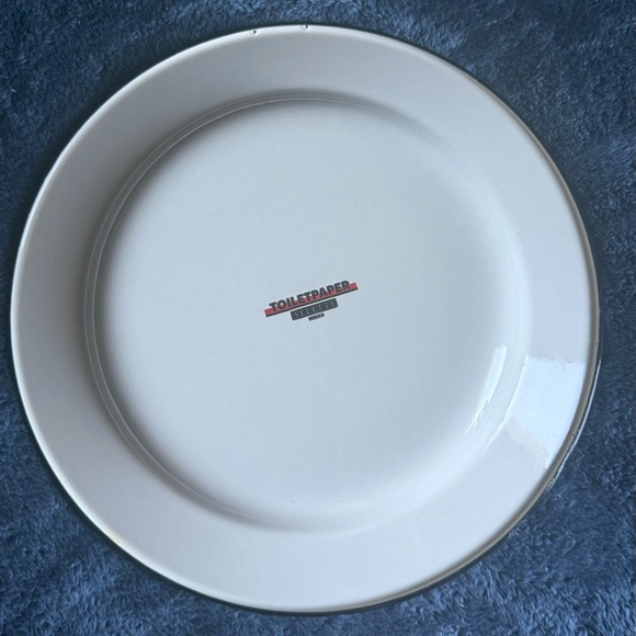 Rare Seletti Enamel ToiletPaper Plate with Finger Design - Picture 2 of 7